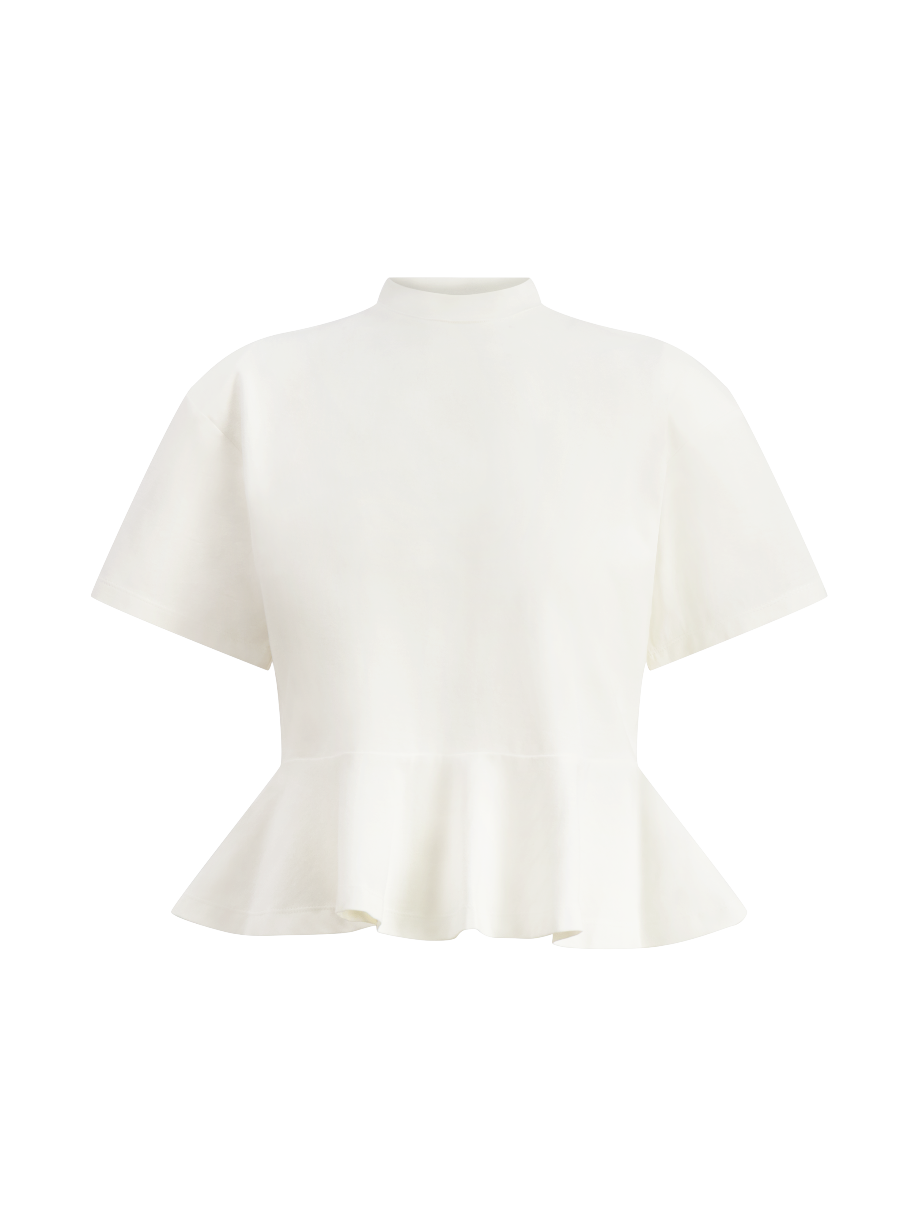 The Peplum T-Shirt | White