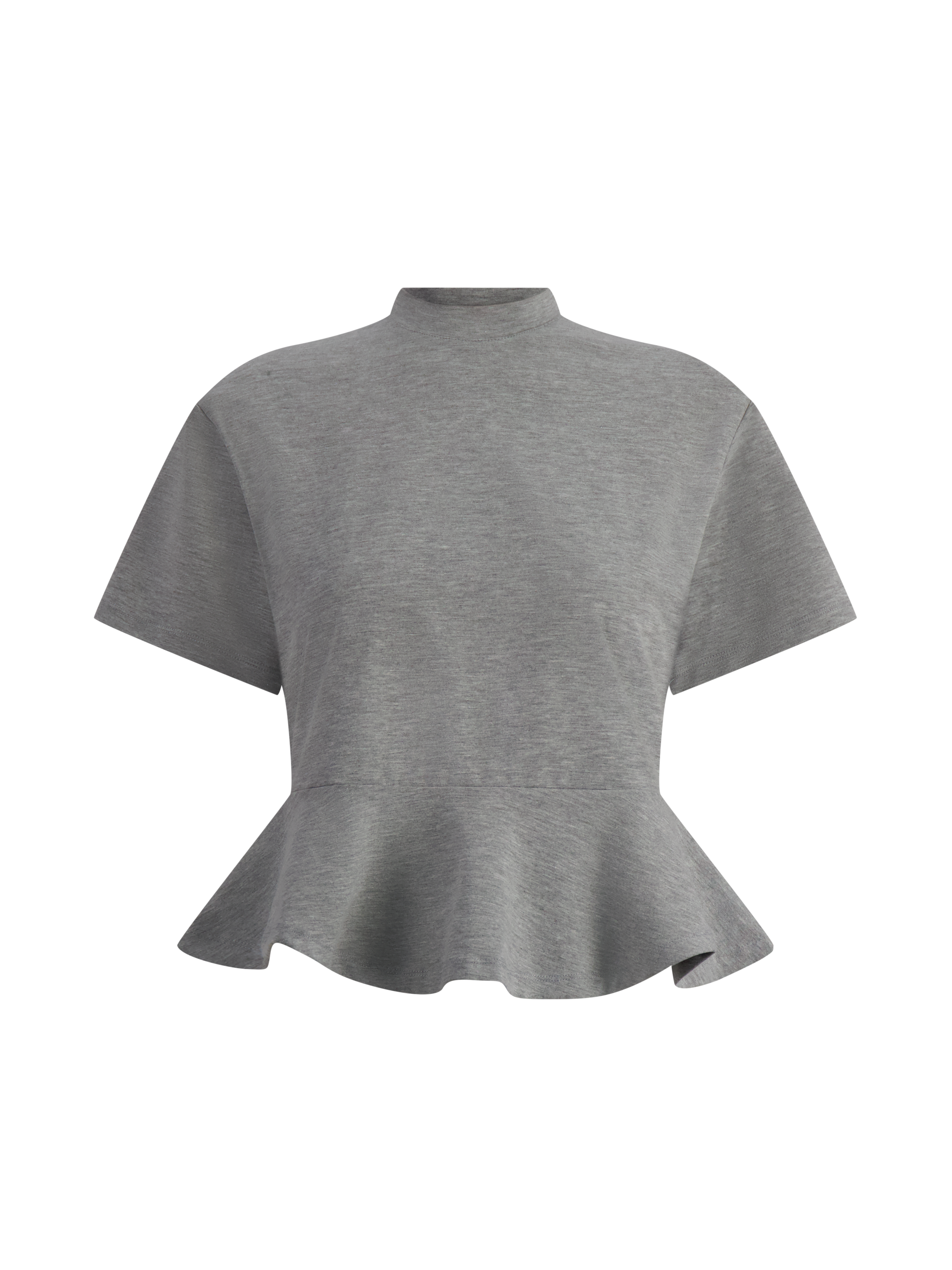 The Peplum T-Shirt | Grey