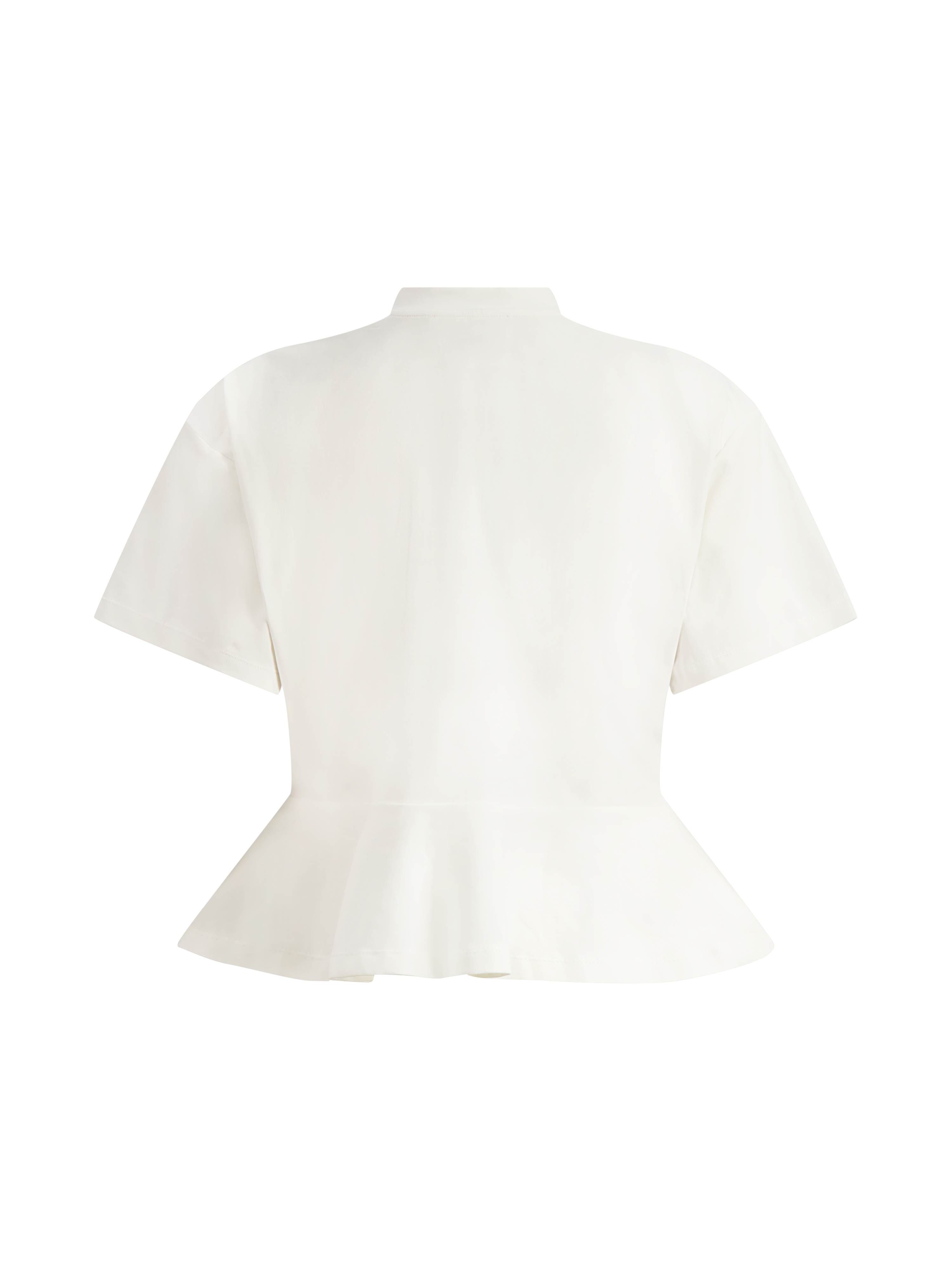 The Peplum T-Shirt | White