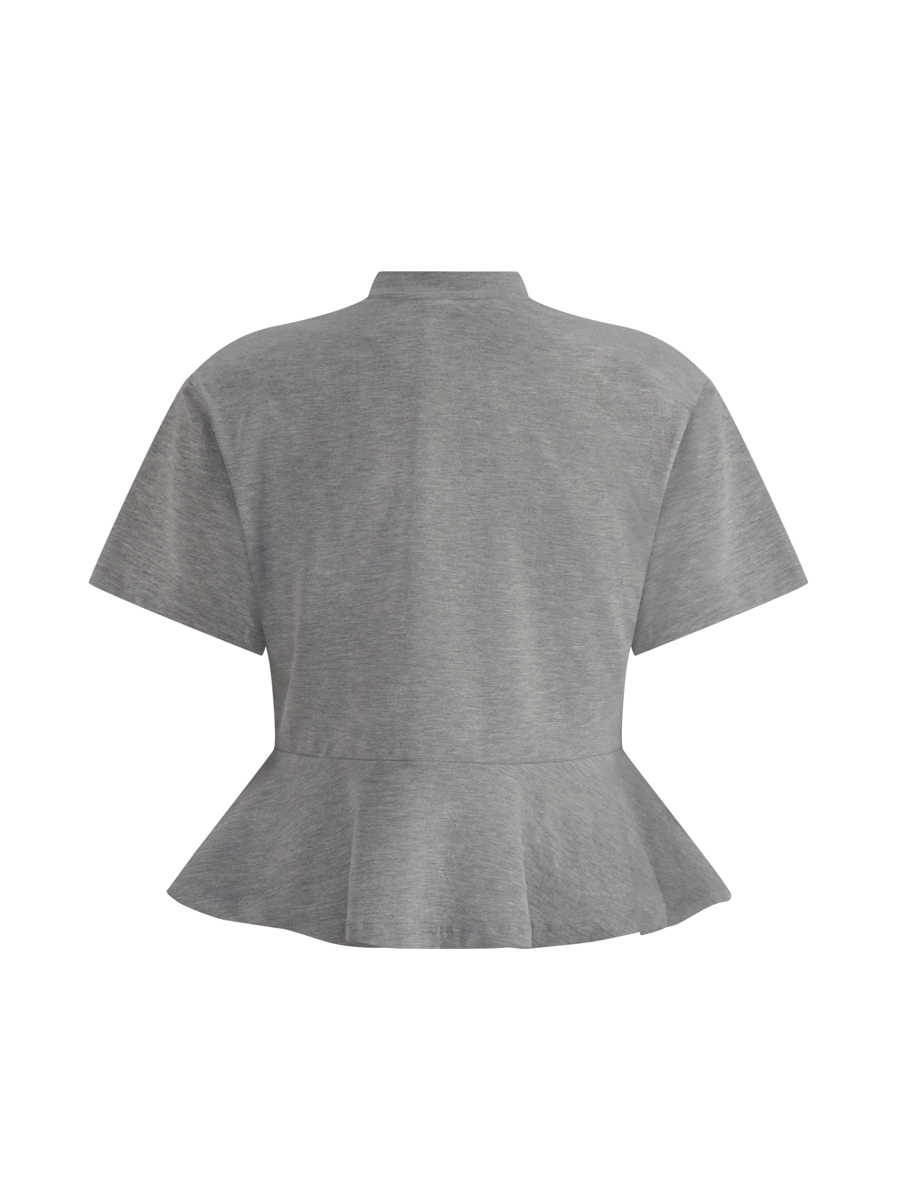 The Peplum T-Shirt | Grey