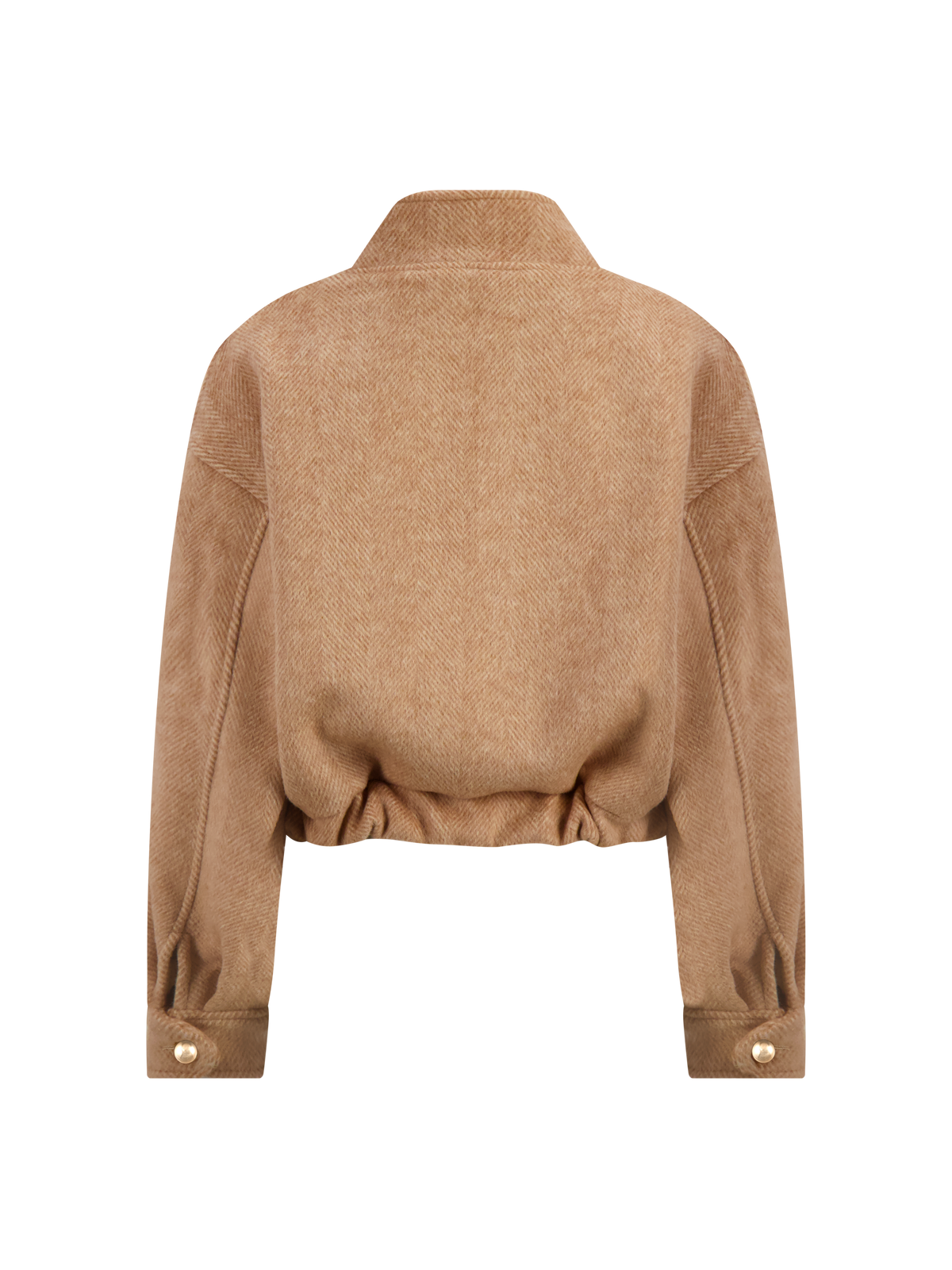 The Coco Tweed Bomber | Camel