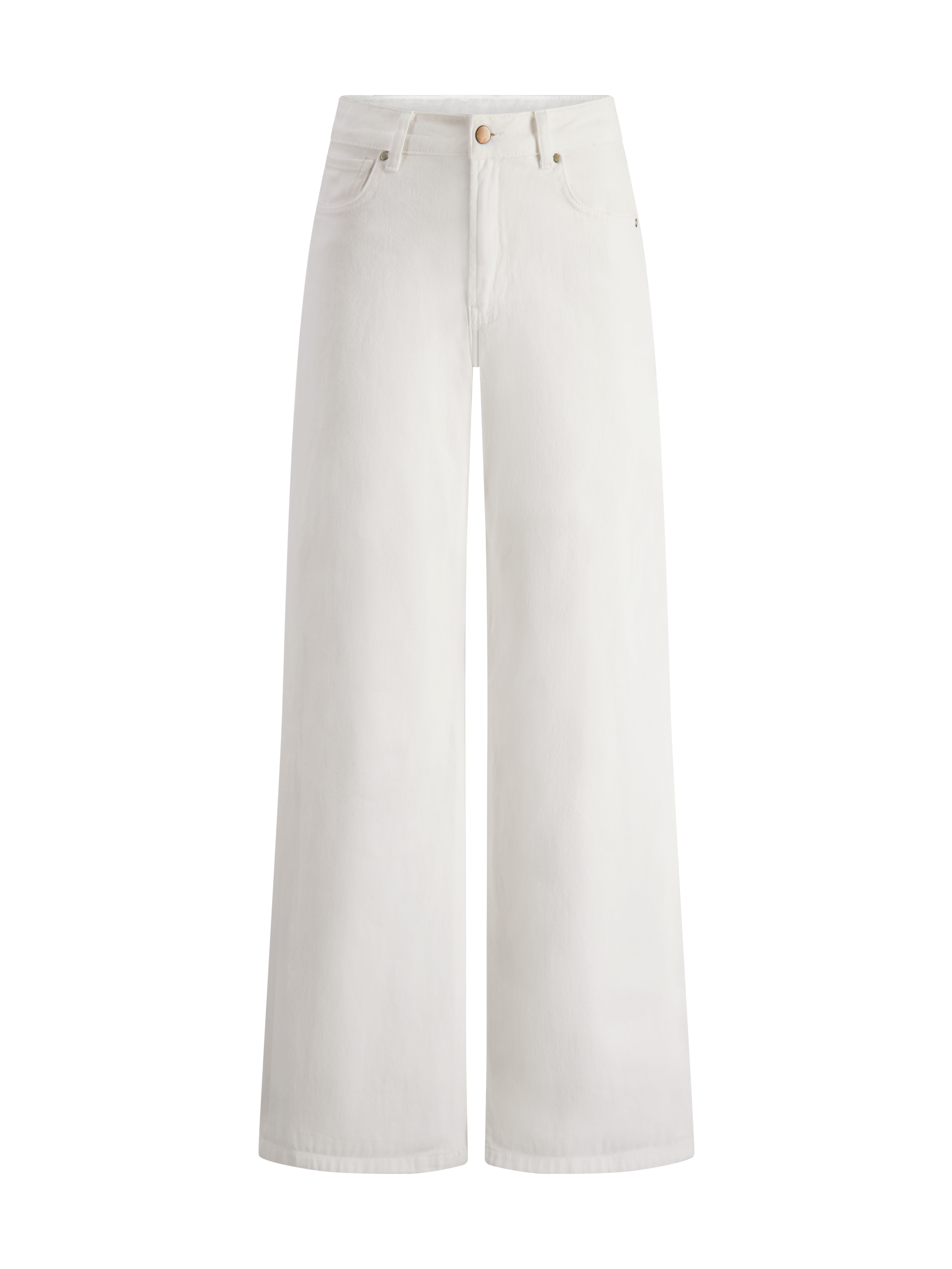 Cecilia Straight Leg Jeans | White