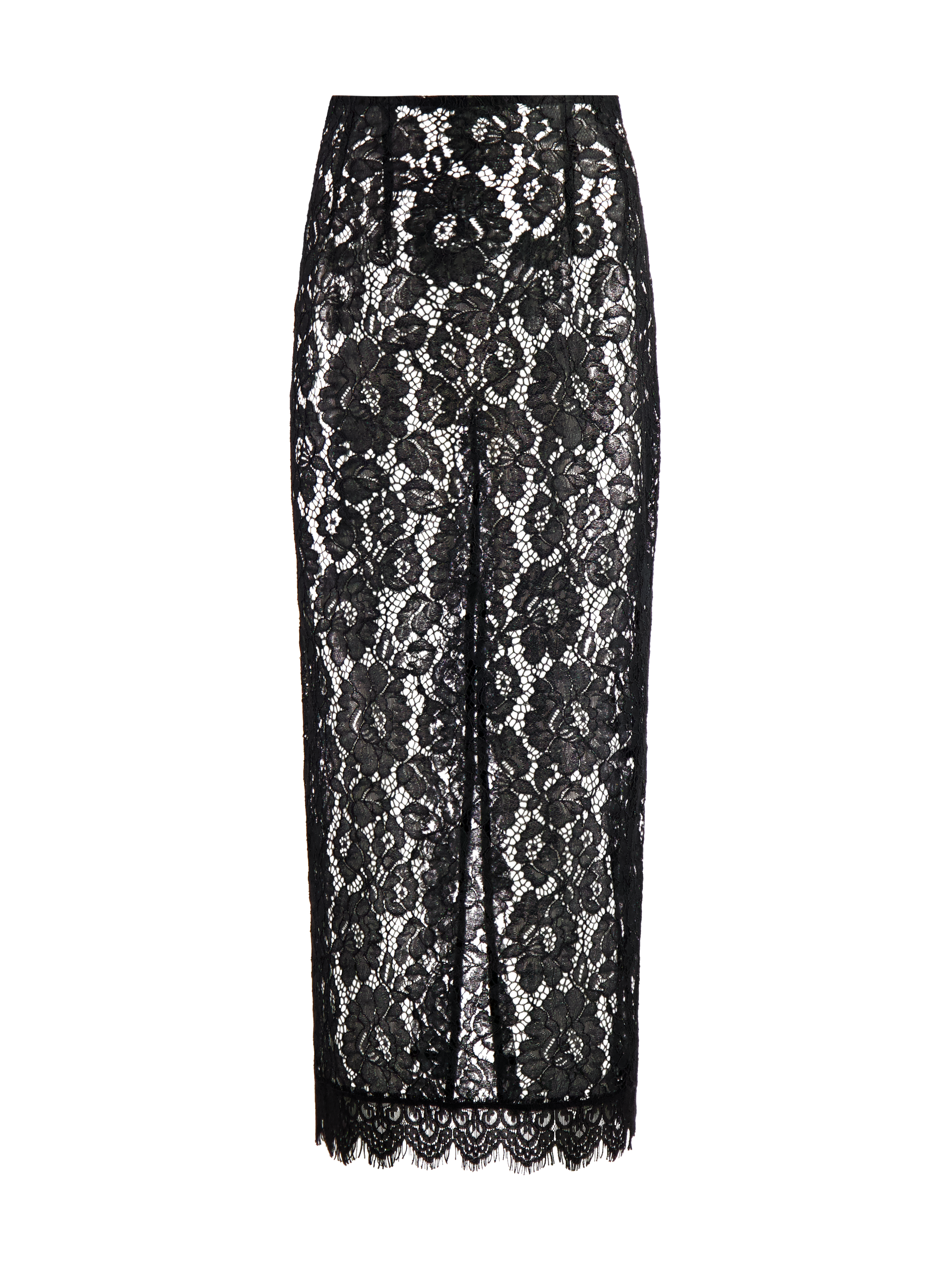 The Black Lace Skirt