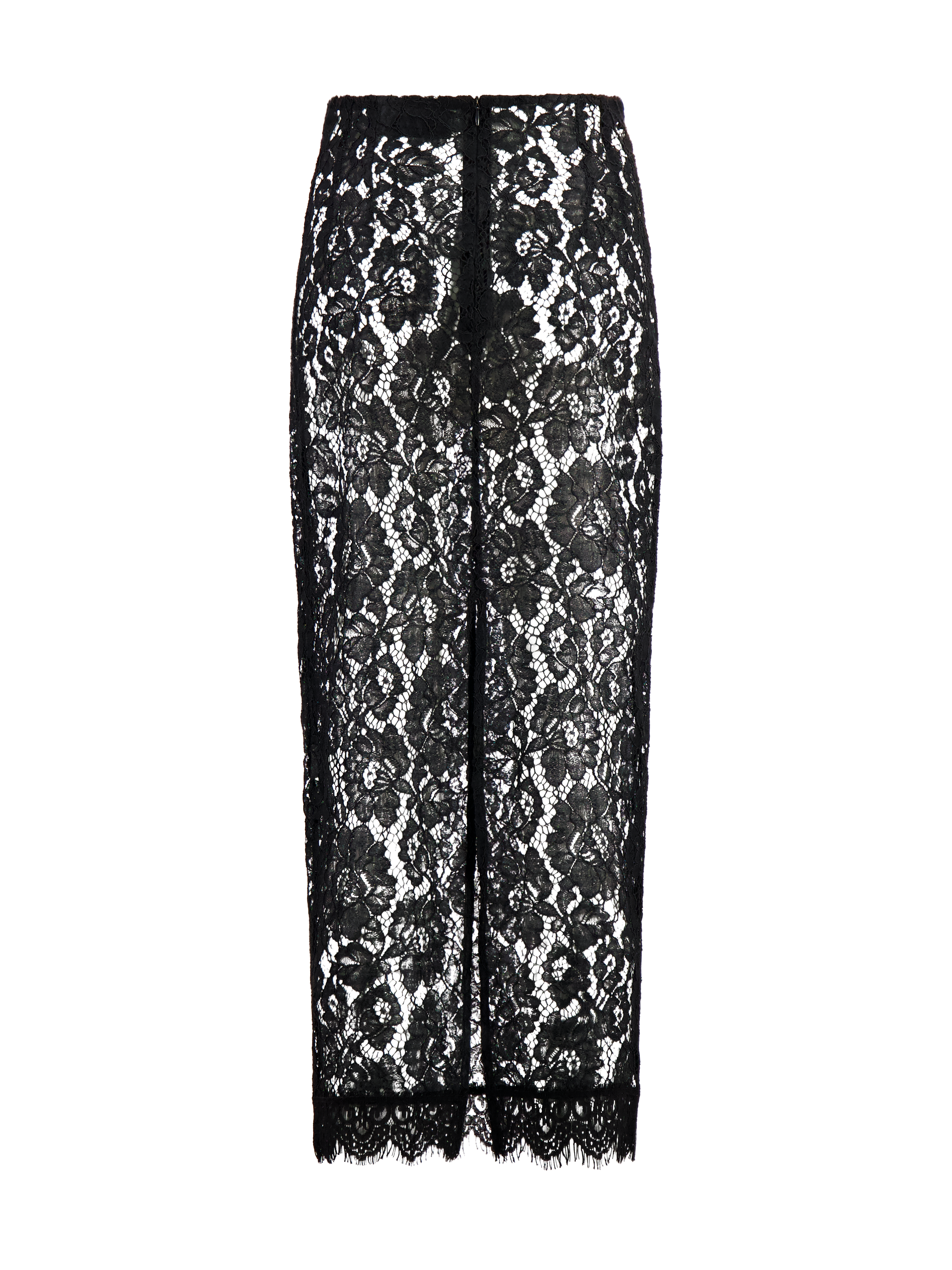 The Black Lace Skirt