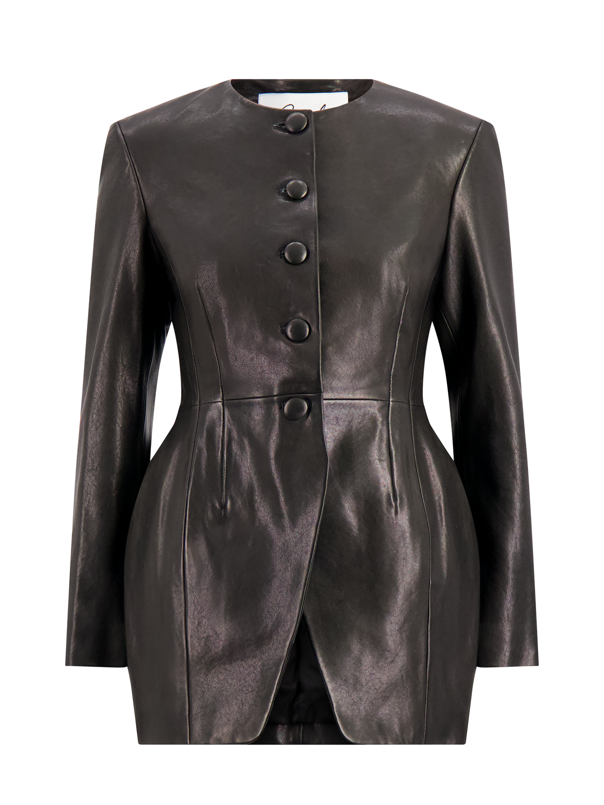 Black Leather Montaigne Jacket
