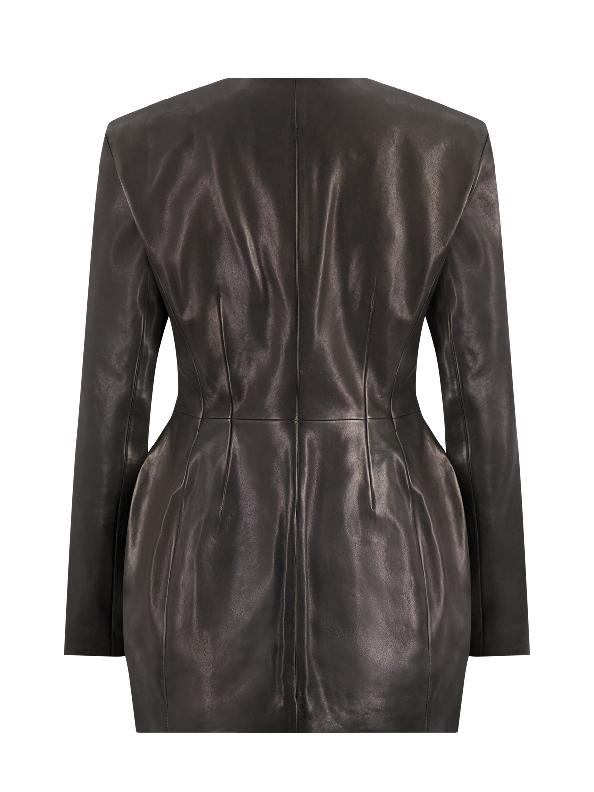 Black Leather Montaigne Jacket