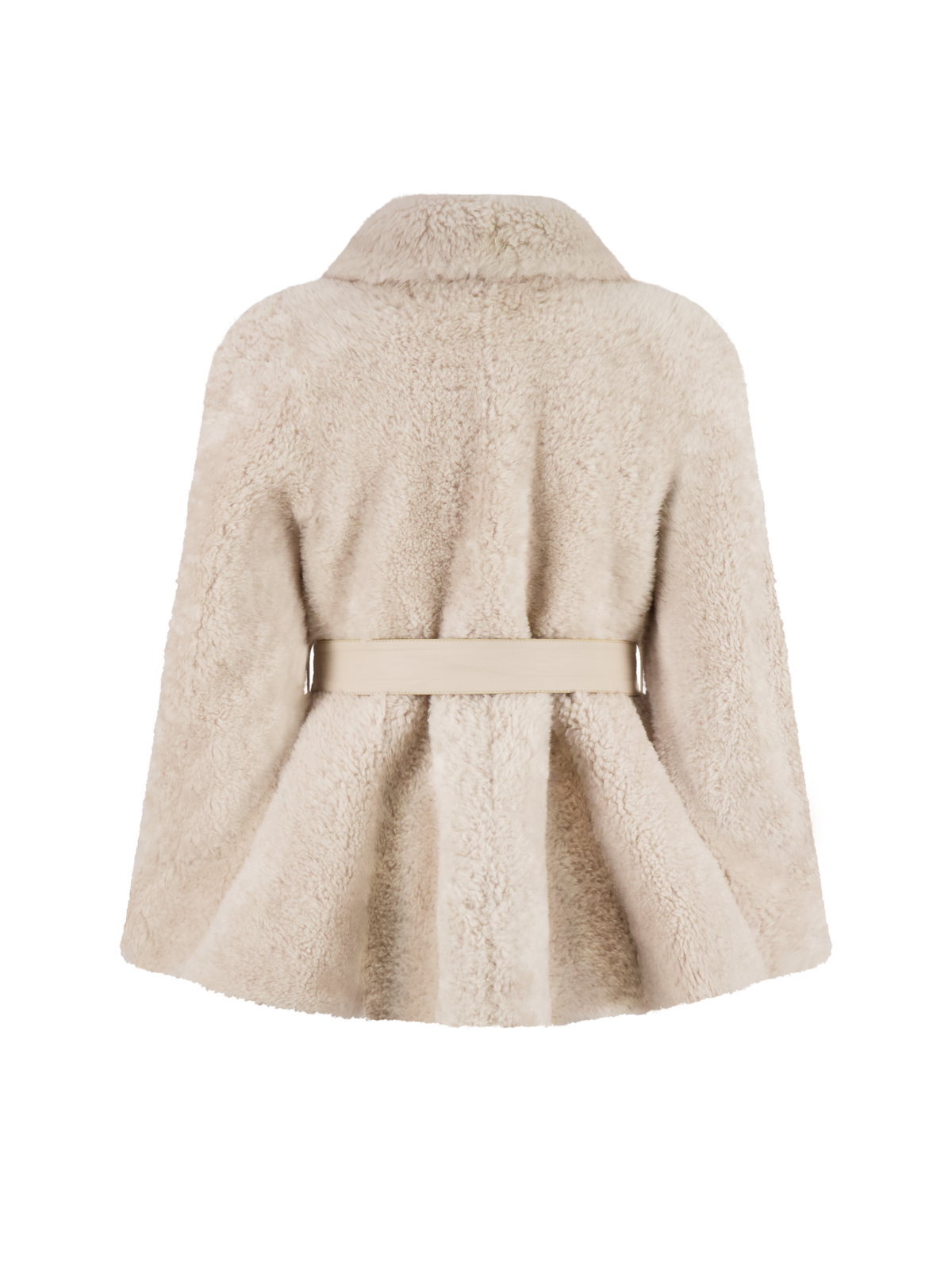Peplum Coat | Cream
