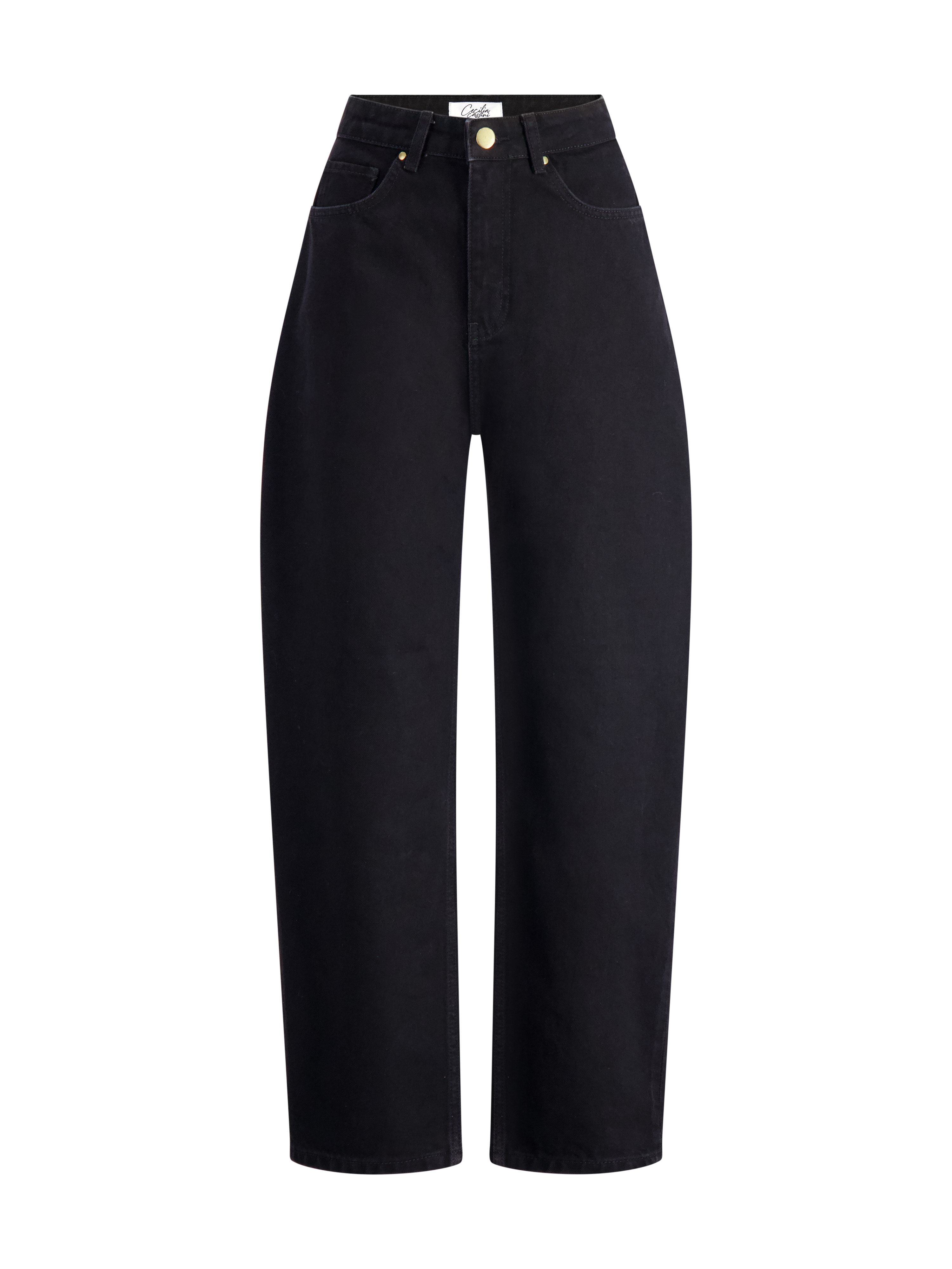 The Cecilia Barrel Jeans | Black