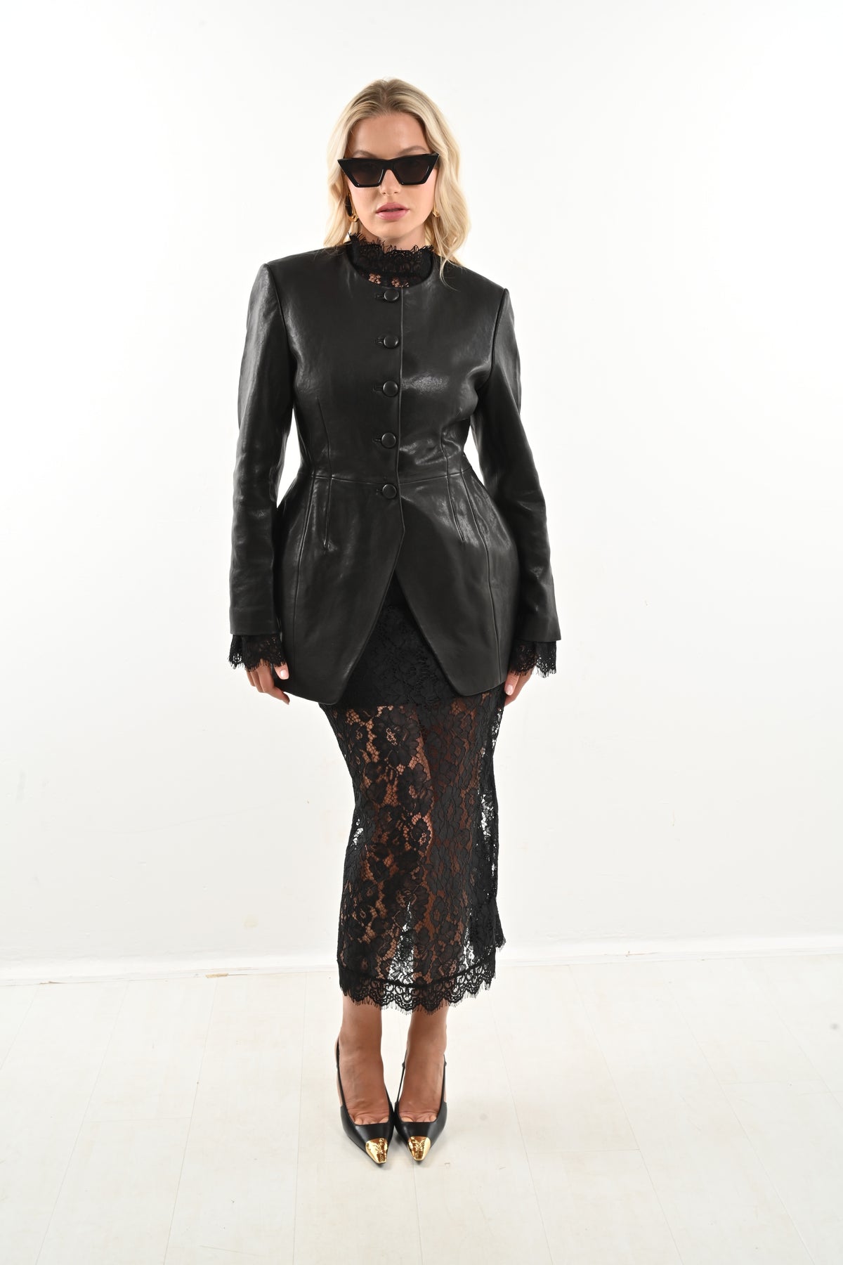 The Black Lace Skirt